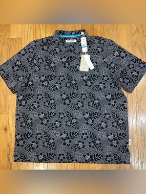 Tommy Bahama Men’s XL Island Zone SAN LUCIO PALM LANE GOLF Polo Shirt $118 NEW